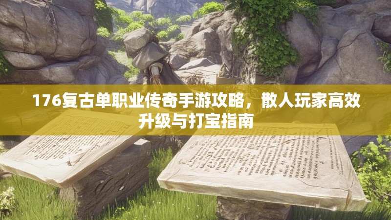 176复古单职业传奇手游攻略,散人玩家高效升级与打宝指南