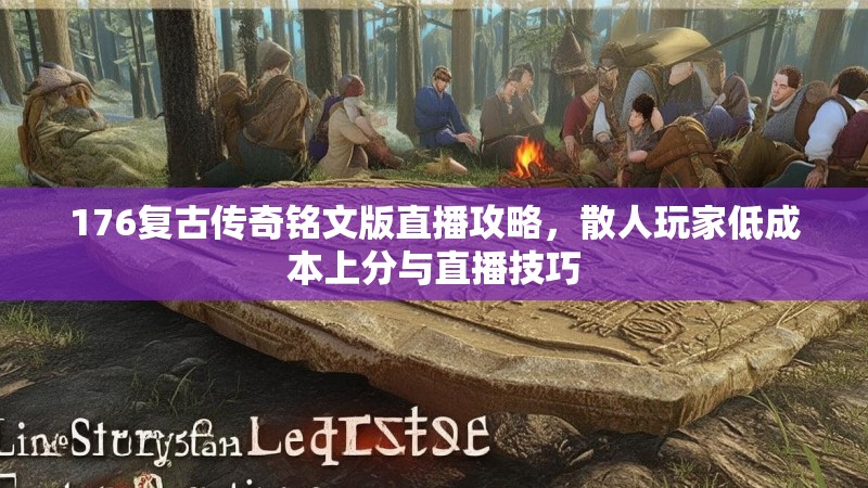 176复古传奇铭文版直播攻略，散人玩家低成本上分与直播技巧