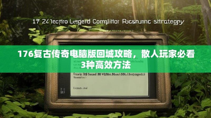 176复古传奇电脑版回城攻略,散人玩家必看3种高效方法