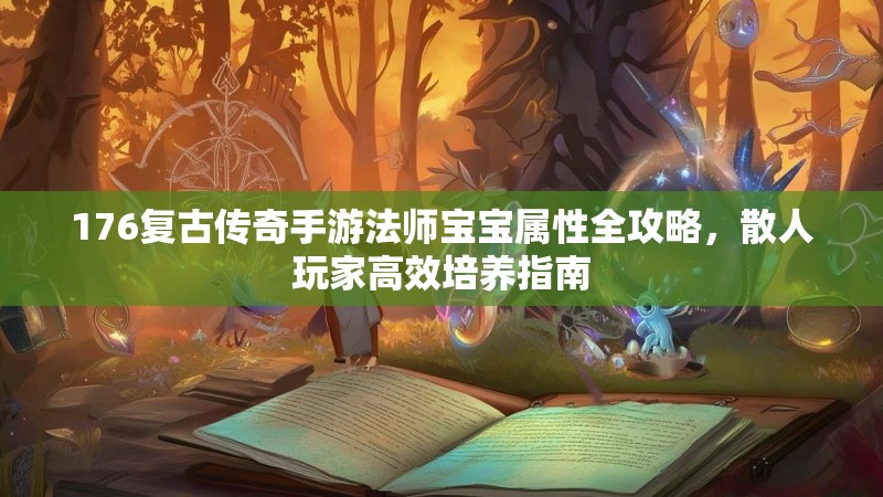 176复古传奇手游法师宝宝属性全攻略,散人玩家高效培养指南