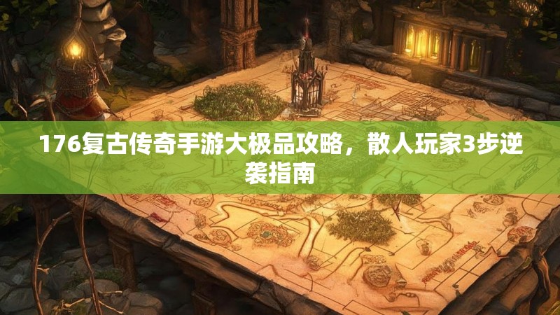 176复古传奇手游大极品攻略,散人玩家3步逆袭指南