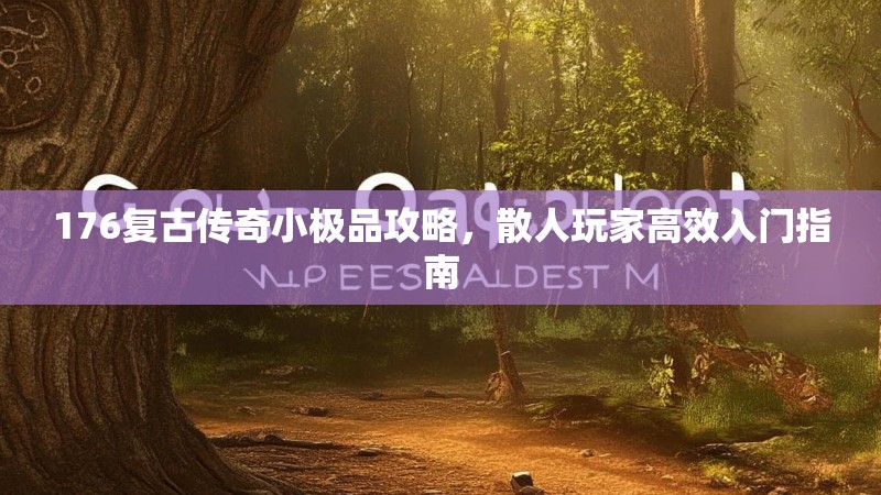 176复古传奇小极品攻略，散人玩家高效入门指南