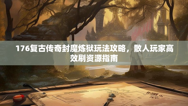 176复古传奇封魔炼狱玩法攻略，散人玩家高效刷资源指南