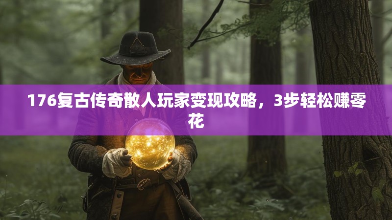 176复古传奇散人玩家变现攻略,3步轻松赚零花