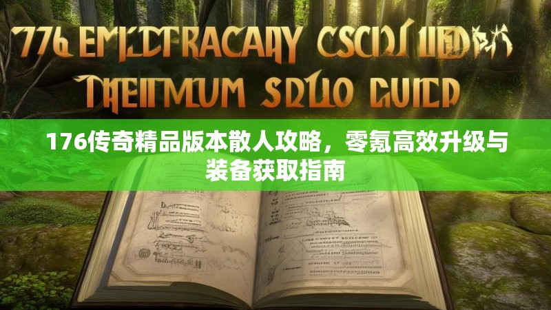 176传奇精品版本散人攻略,零氪高效升级与装备获取指南
