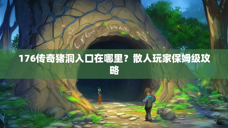 176传奇猪洞入口在哪里？散人玩家保姆级攻略