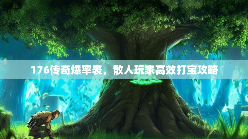 176传奇爆率表，散人玩家高效打宝攻略