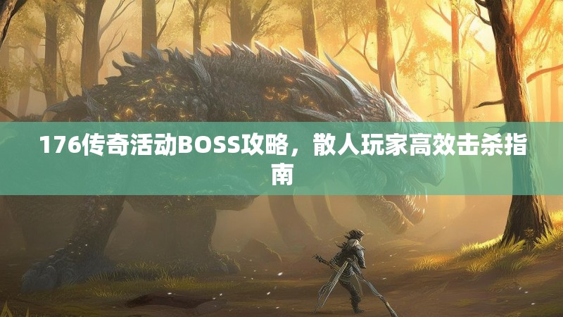 176传奇活动BOSS攻略,散人玩家高效击杀指南
