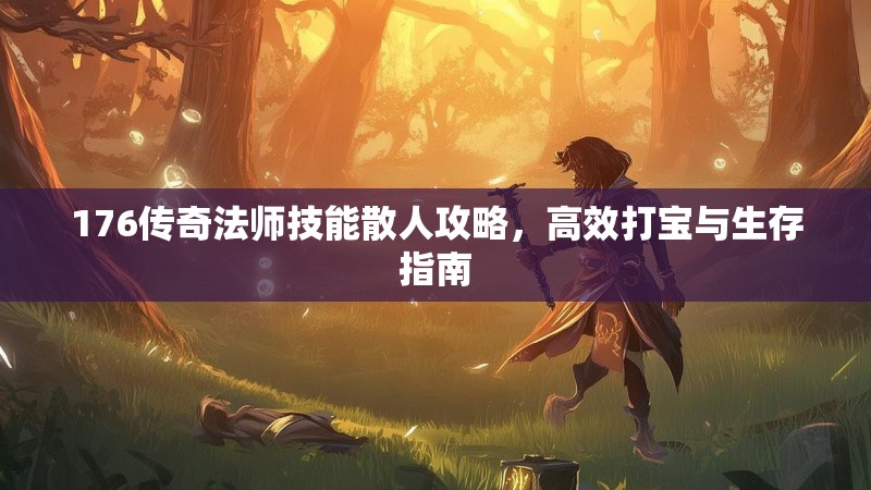 176传奇法师技能散人攻略,高效打宝与生存指南