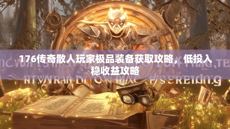 176传奇散人玩家极品装备获取攻略,低投入稳收益攻略