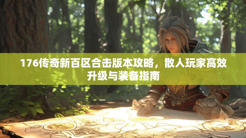 176传奇新百区合击版本攻略,散人玩家高效升级与装备指南