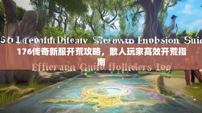 176传奇新服开荒攻略,散人玩家高效开荒指南