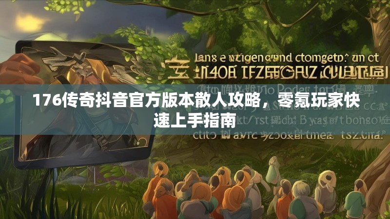 176传奇抖音官方版本散人攻略，零氪玩家快速上手指南
