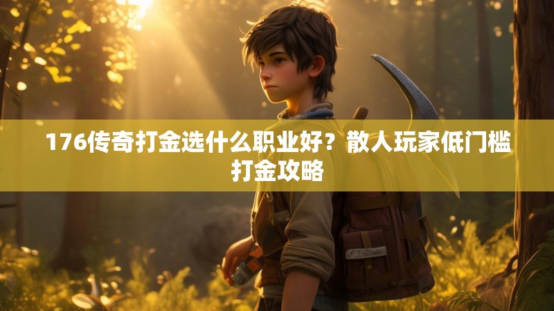 176传奇打金选什么职业好?散人玩家低门槛打金攻略