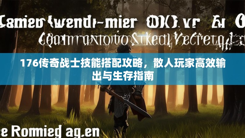 176传奇战士技能搭配攻略,散人玩家高效输出与生存指南