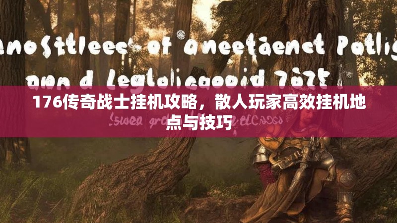 176传奇战士挂机攻略，散人玩家高效挂机地点与技巧