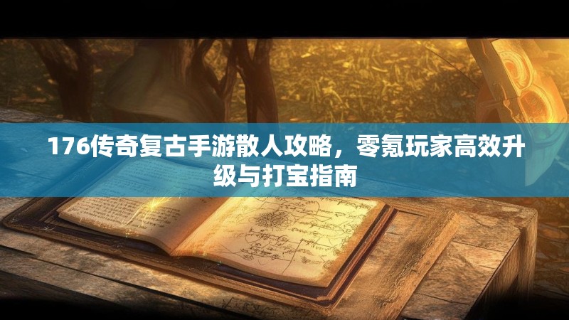 176传奇复古手游散人攻略,零氪玩家高效升级与打宝指南