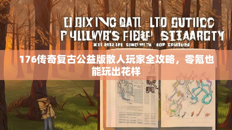 176传奇复古公益版散人玩家全攻略,零氪也能玩出花样
