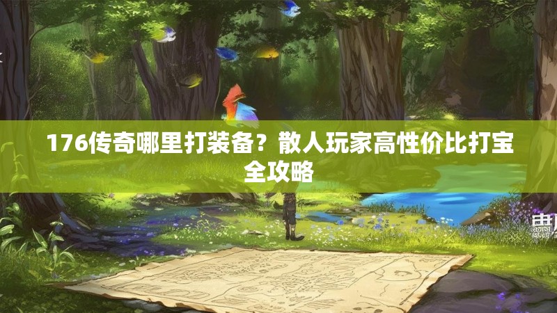 176传奇哪里打装备?散人玩家高性价比打宝全攻略
