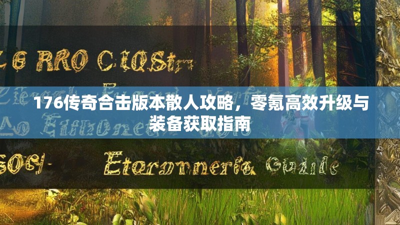 176传奇合击版本散人攻略,零氪高效升级与装备获取指南