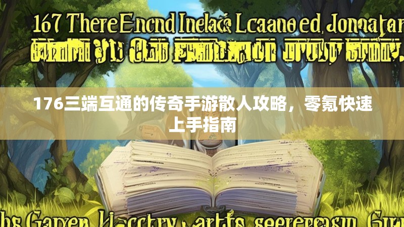 176三端互通的传奇手游散人攻略，零氪快速上手指南