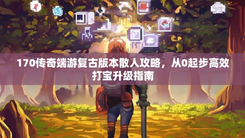 170传奇端游复古版本散人攻略,从0起步高效打宝升级指南