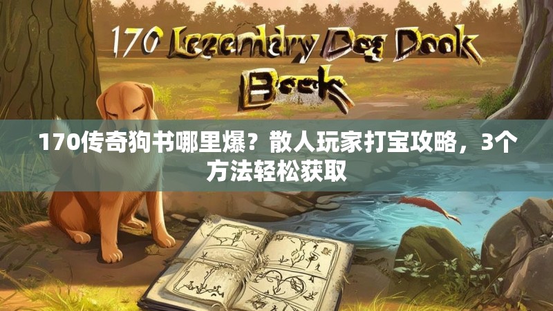 170传奇狗书哪里爆?散人玩家打宝攻略,3个方法轻松获取