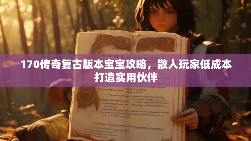 170传奇复古版本宝宝攻略，散人玩家低成本打造实用伙伴