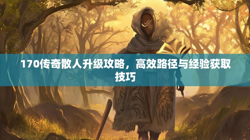170传奇散人升级攻略,高效路径与经验获取技巧