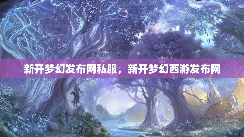 新开梦幻发布网私服,新开梦幻西游发布网