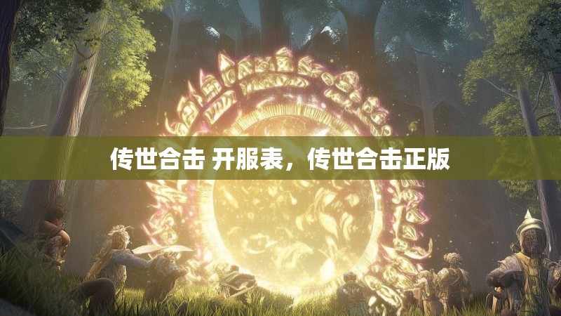 传世合击 开服表,传世合击正版