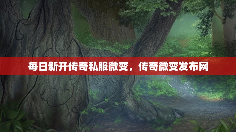 每日新开传奇私服微变，传奇微变发布网