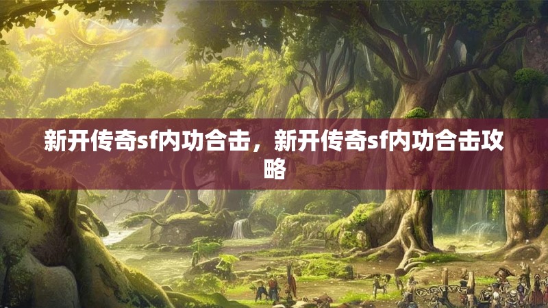 新开传奇sf内功合击,新开传奇sf内功合击攻略